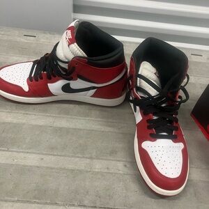 COPY - Nike Red and White High-Top Sneakers